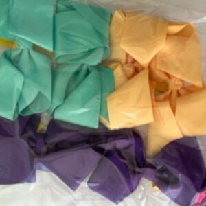 Bundle of (6) 4" Bows - 3 sets of Pigtails  B8205  Handmade NWT Boutique
